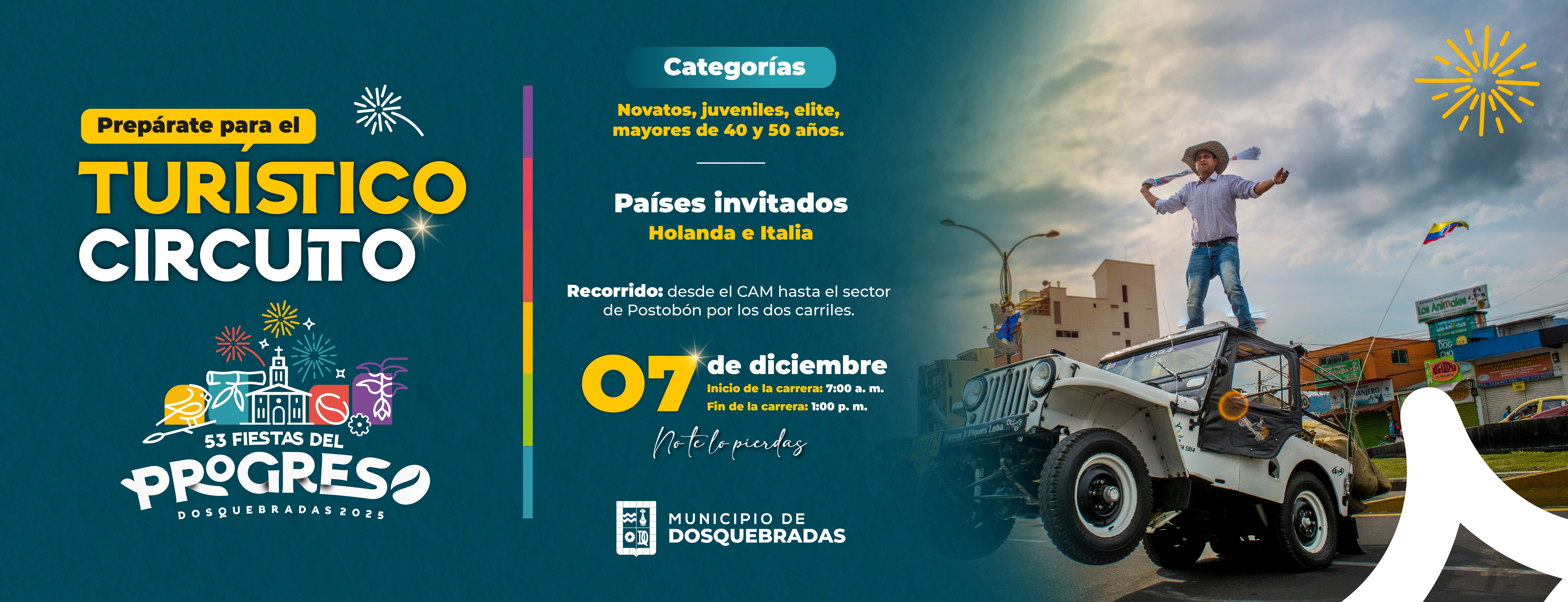 Banner sobre recorrido en jeep