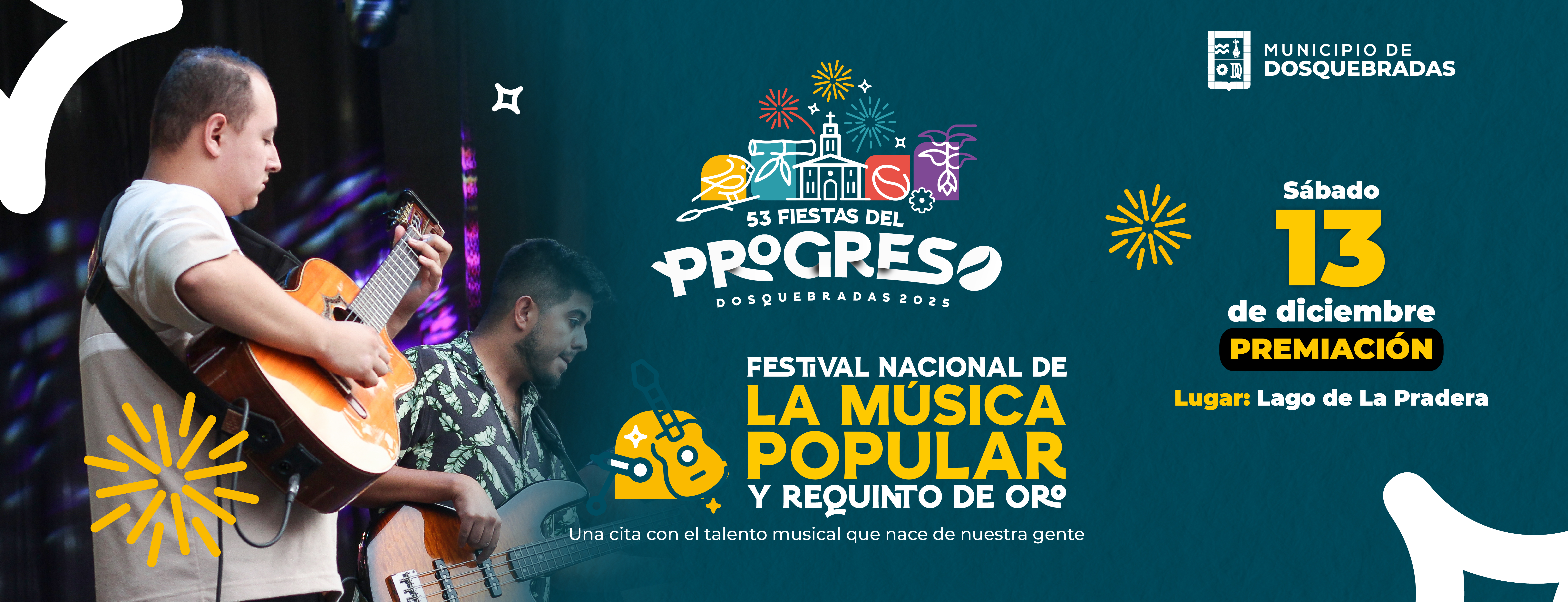 Banner sobre evento musical requintos