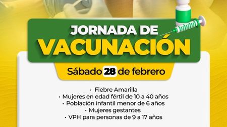 Banner incentivando la jornada de vacunacion